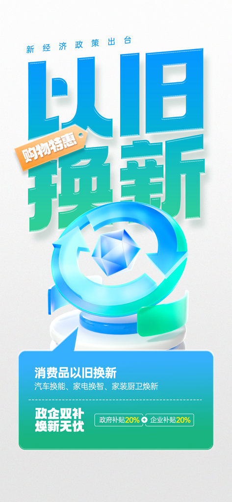 国补以旧换新海报