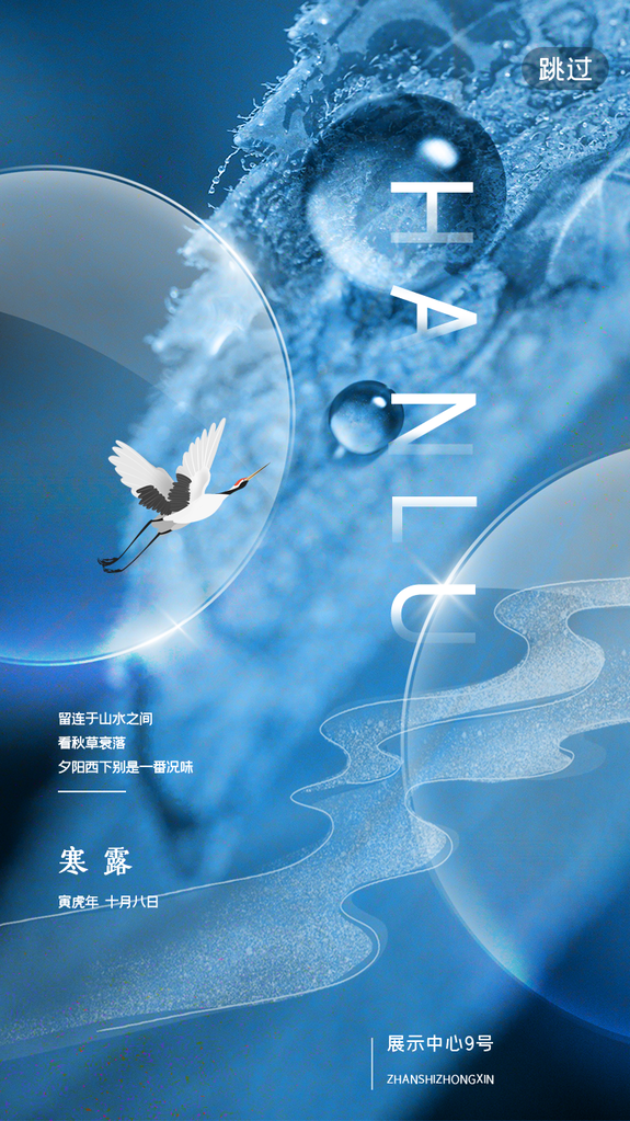 韩丽二十四节气海报设计模板