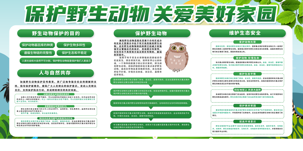 国际生物多样性日保护生态保护野生动物海报