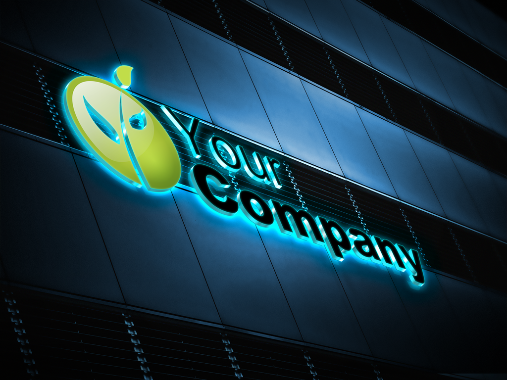 logo字体展示样机创意设计psd