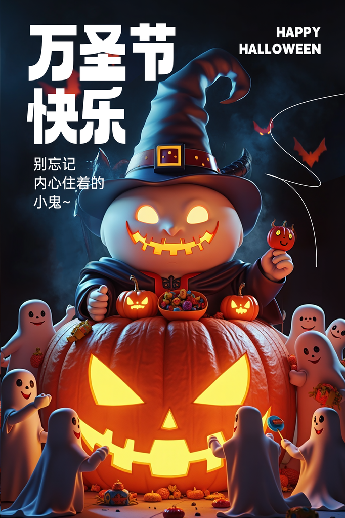 万圣节节日活动海报